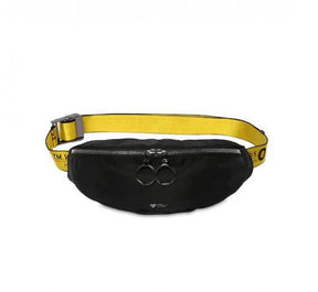 Off White Binder Nylon Waist Fannypack Track Belt Bag With Dust Bag (1955) Black