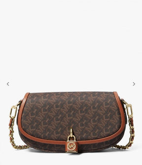 Michael  Kors  Small  Mila  Cross  Body  Bag  With  OG  Box  &  Dust  Bag  Coffee  Brown  20236