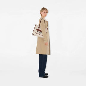 Burberry  Freya  Tote  With  OG  Box  &  Dust  Bag  (Brown  Canvas  41292)