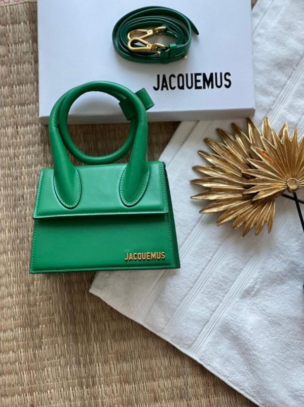 Jacquemus le chiquito with og box(green)