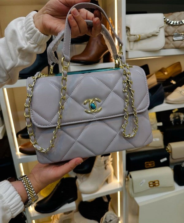 Chanel  classic  shoulder  bag  with  og  box