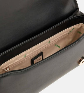 GUESS Womens Eco Mietta Flap Shoulder Bag with box 421