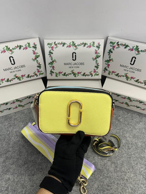 Marc Jacobs The SnapShot Camera Sling Bag With Dust Bag & OG Box (996 Yellow)