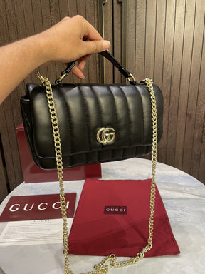 Gucc  i GG Milano Mini leather tote bag with Red magnetic box 418