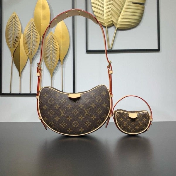 Louis  vuitton  croissant  combo  bag  with  dust  bag  and  carry  bag(M46828)