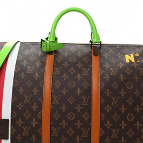 Louis  Vuitton  LV  Keepall  Bandouliere  55  Trunk  NO7  Weekend  Travel  Duffle  Bag  With  Tag  &  Dust  Bag  (8273)