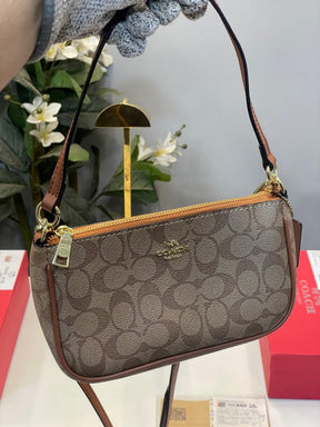Coach  nolita  small  sling  bag  with  box(caramel)