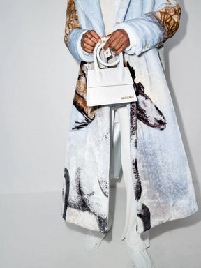 Jacquemus Le Chiquito Noeud Bag With OG Box Dust Bag & Extra Sling Belt (White   665)