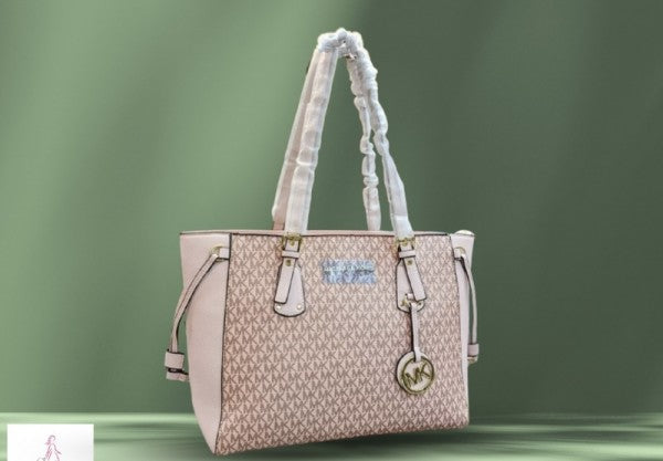 Michael  Kors  Voyager  Leather  Satchel  Shoulder  Bag  With  Dust  Bag  (19028  Pink)