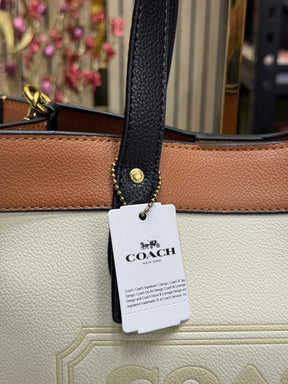 Coach  Field  Tote  In  Colorblock  With  Double  Og  Box  And  Dust  Bag