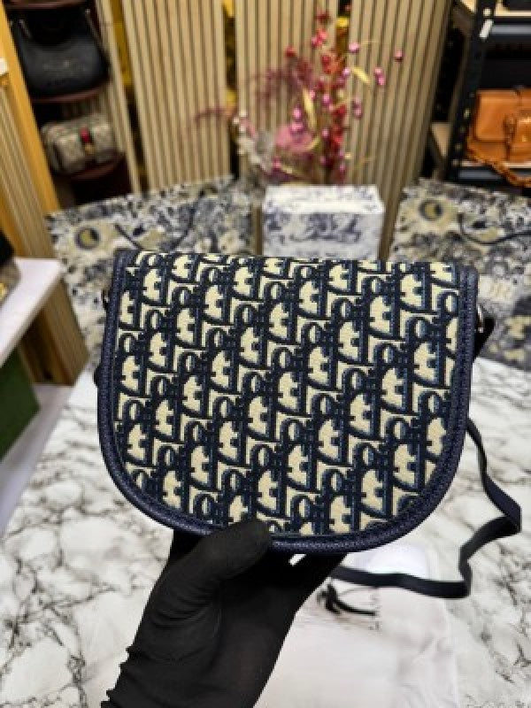 DIO  R MINI GALLOP BAG WITH STRAP WITH OG BOX AND DUST BAG INCLUDING CARRY BAG PREMIUM QUALITY (BLUE)