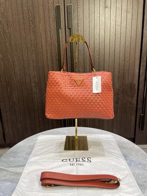 Guess Womens Lisbet 2 Satchel with dust cover 433