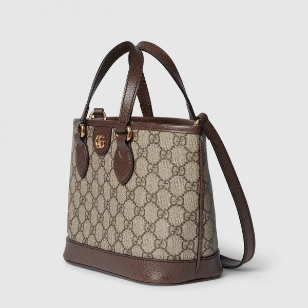 Gucc  i OPHIDIA MINI TOTE BAG with magent box 329