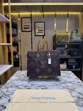 LOUIS  VUITTON PREMIUM ONTHEGO WITH DUST BAG (BROWN)