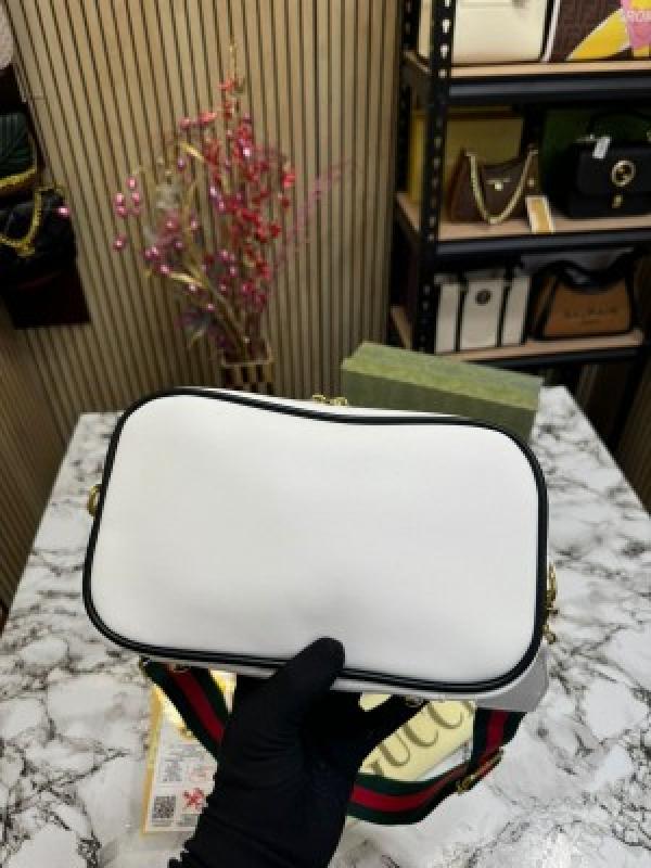 GUCCI  X  ADIDAS  SHOULDER  BAG  WITH  SLING  DUSTBAG  AND  BOX  WHITE