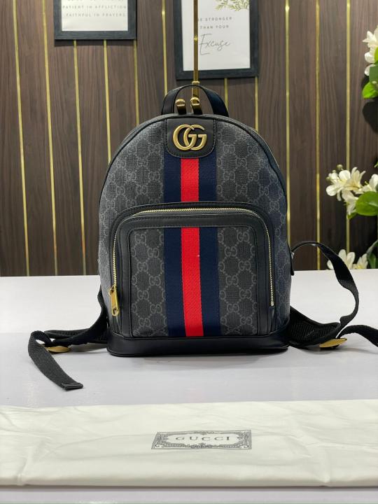 Gucci  GG  small  backpack  with  dust  bag