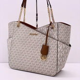 Michael  kors jet set travel tote bag with duat bag (M9819 biege