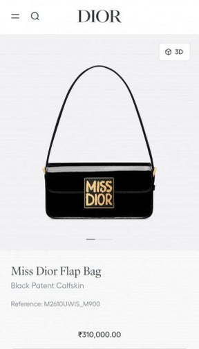 Dior  miss  dior  flap  shoulder  bag  with  og  box  carrybag  5140
