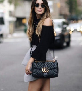 Gucci  Marmont  Black  WITH  ORIGINAL  BOX  184
