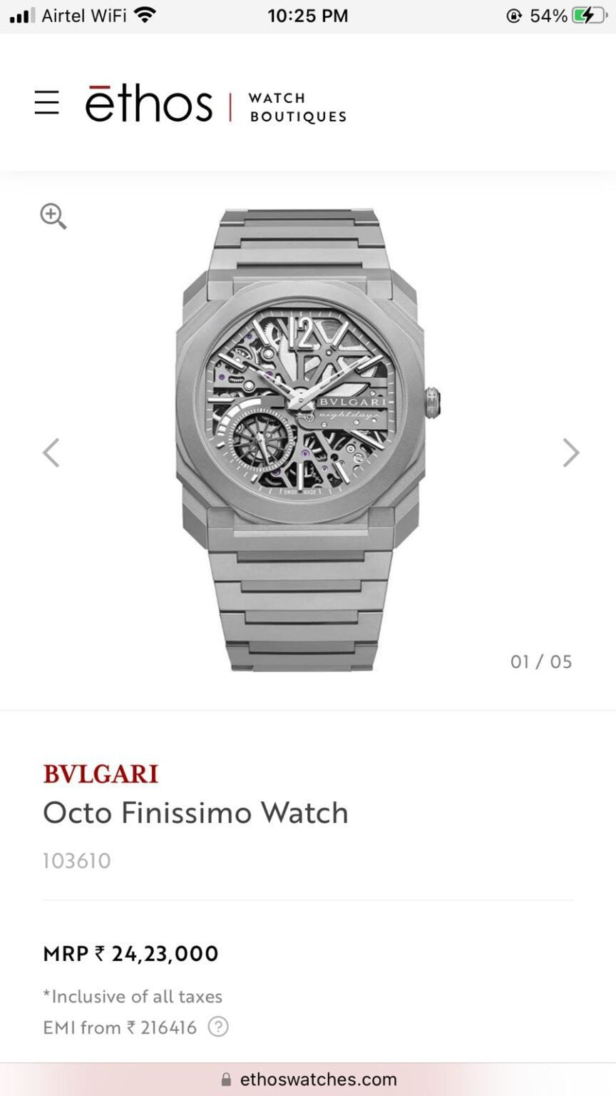 BVLGARI  Octo Finissimo Skeleton 8