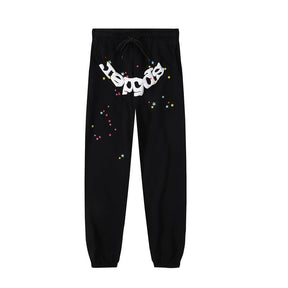 Sp5der Hoodie & Jogger Set – Black Streetwear Tracksuit